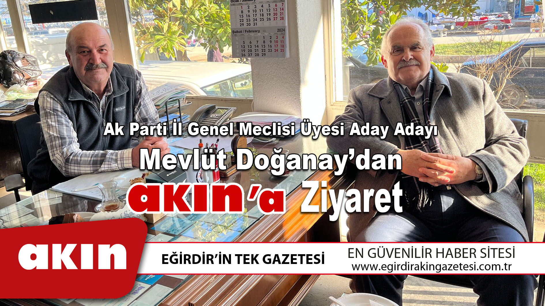 İl Genel Meclisi Üyesi Aday Adayı Mevlüt Doğanay'dan Akın'a Ziyaret