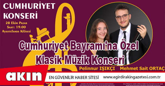 Cumhuriyet Bayramı'na Özel Klasik Müzik Konseri