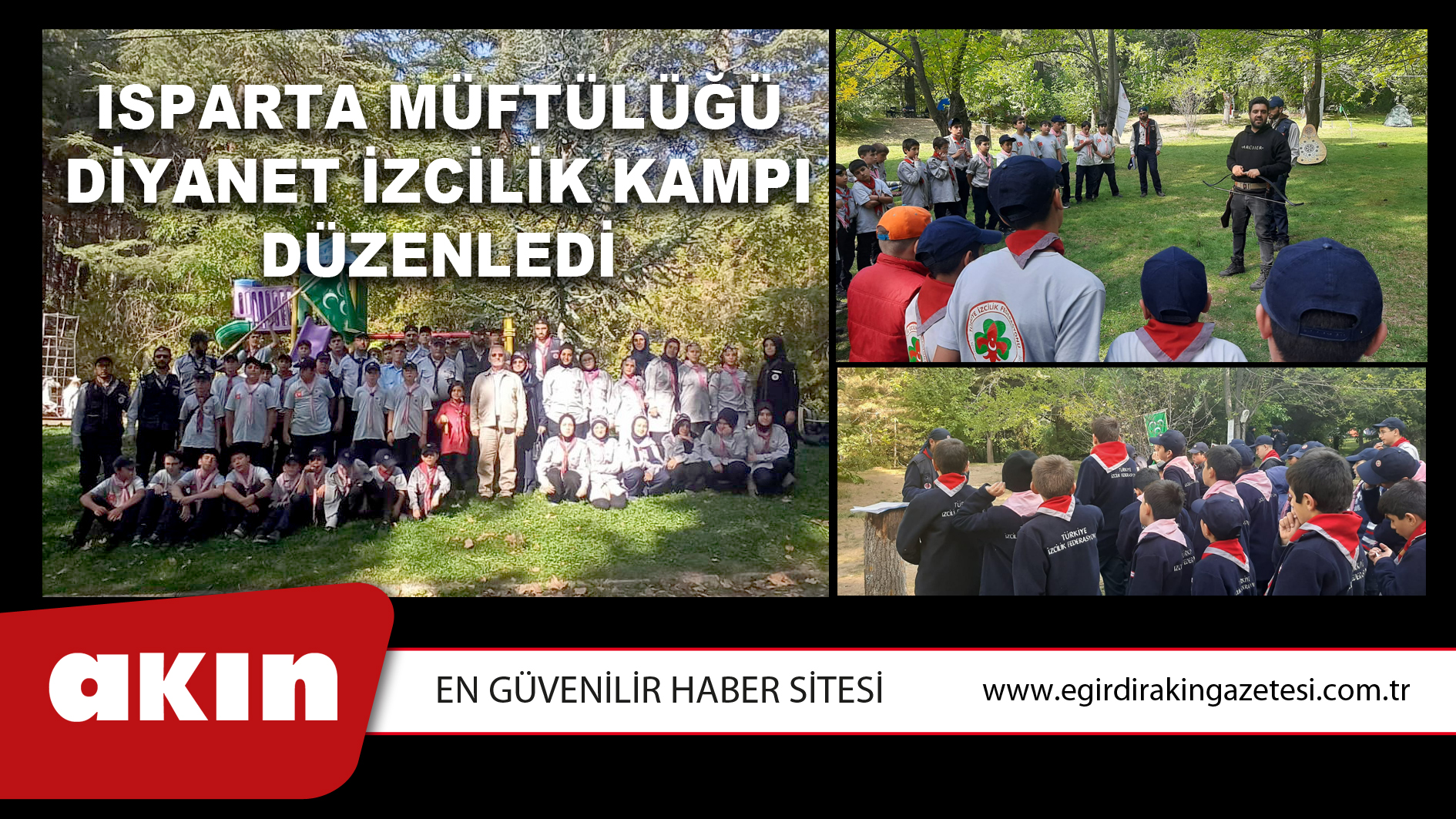 Isparta Müftülüğü Diyanet İzcilik Kampı Düzenledi