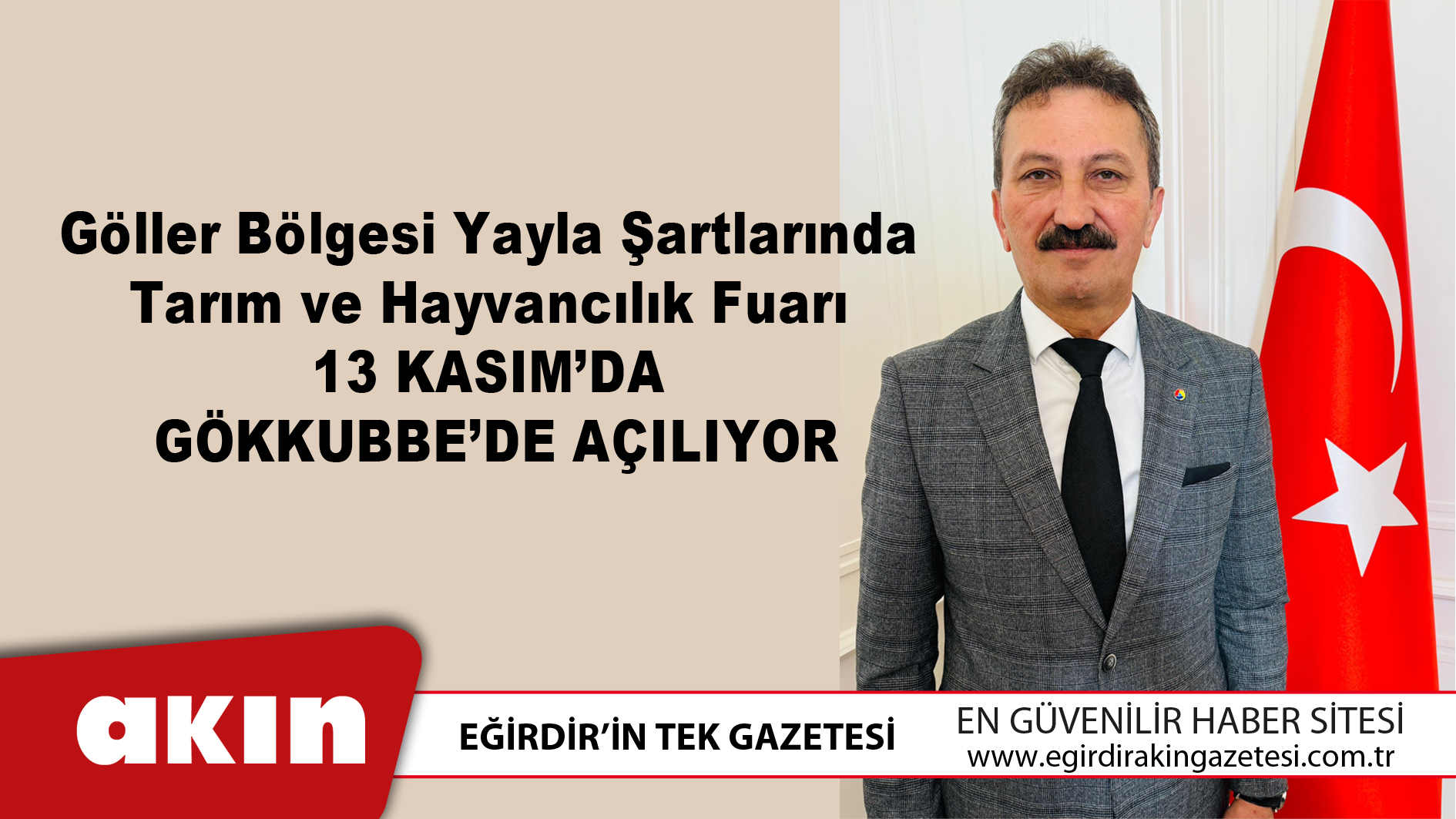 eğirdir haber,akın gazetesi,egirdir haberler,son dakika,Göller Bölgesi Yayla Şartlarında Tarım Ve Hayvancılık Fuarı 13 Kasım’da Gökkubbe’de Açılıyor