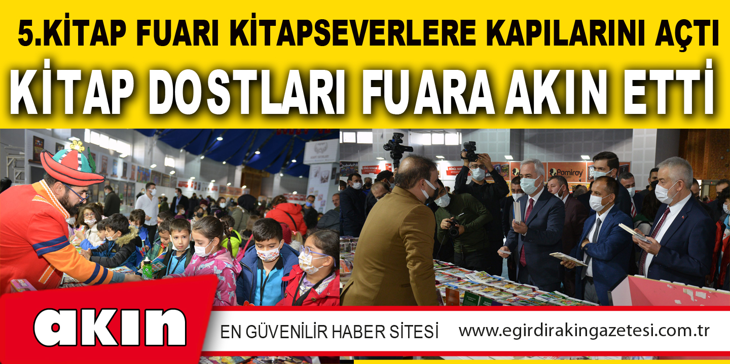 5.Kitap Fuarı Kitapseverlere Kapılarını Açtı