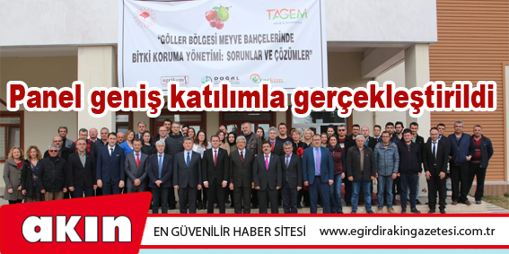 Panel geniş katılımla gerçekleştirildi