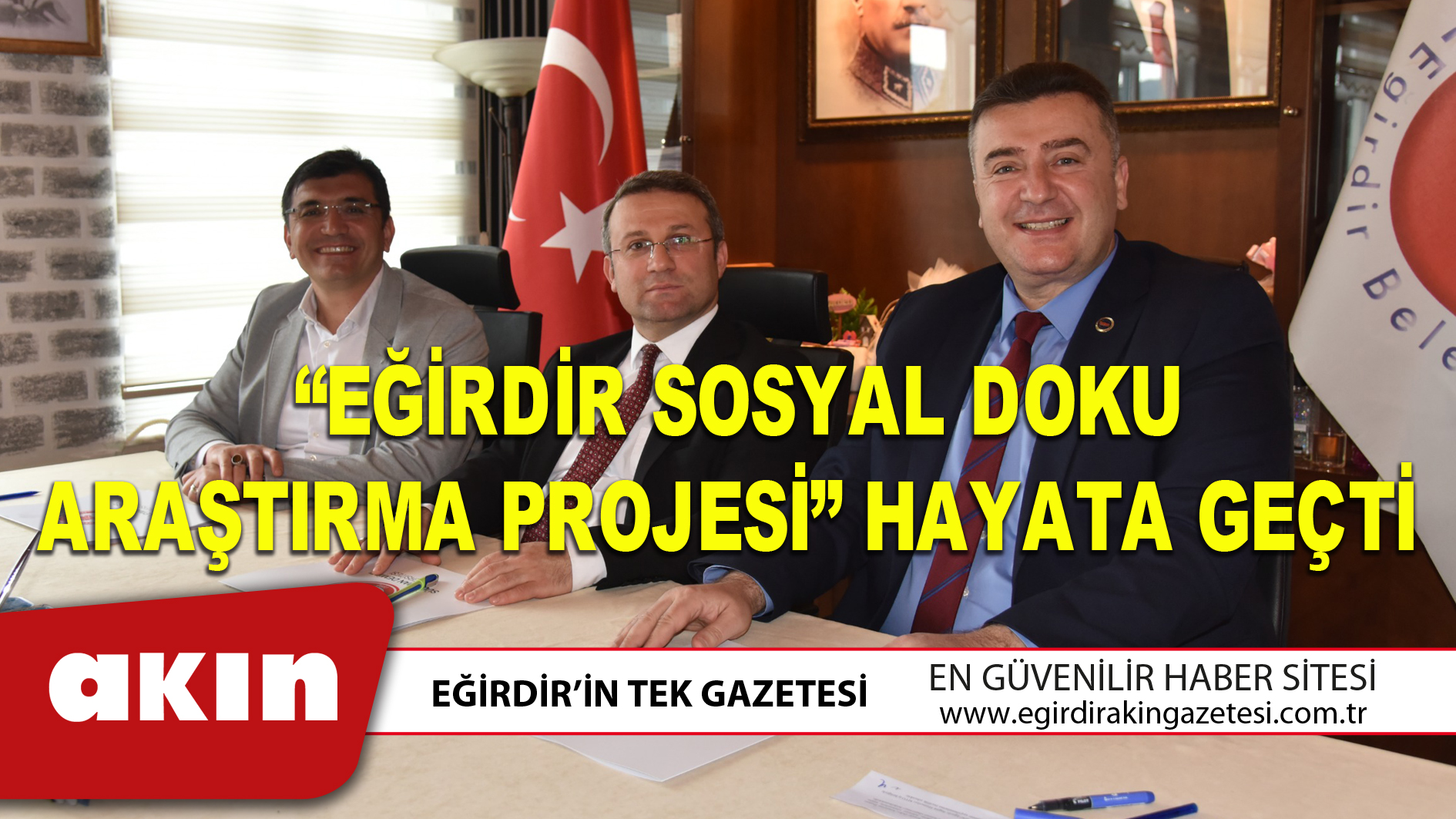 “EĞİRDİR SOSYAL DOKU ARAŞTIRMA PROJESİ” HAYATA GEÇTİ