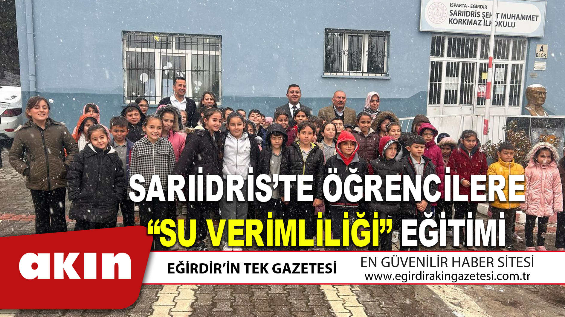 Sarıidris’te Öğrencilere “Su Verimliliği” Eğitimi