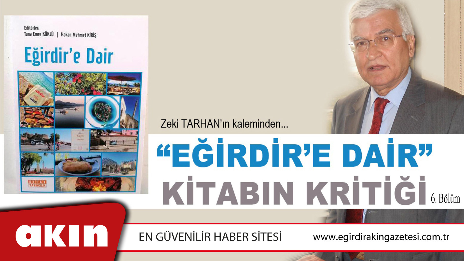 “EĞİRDİR’E DAİR” KİTAP KRİTİĞİ…(6. Bölüm)