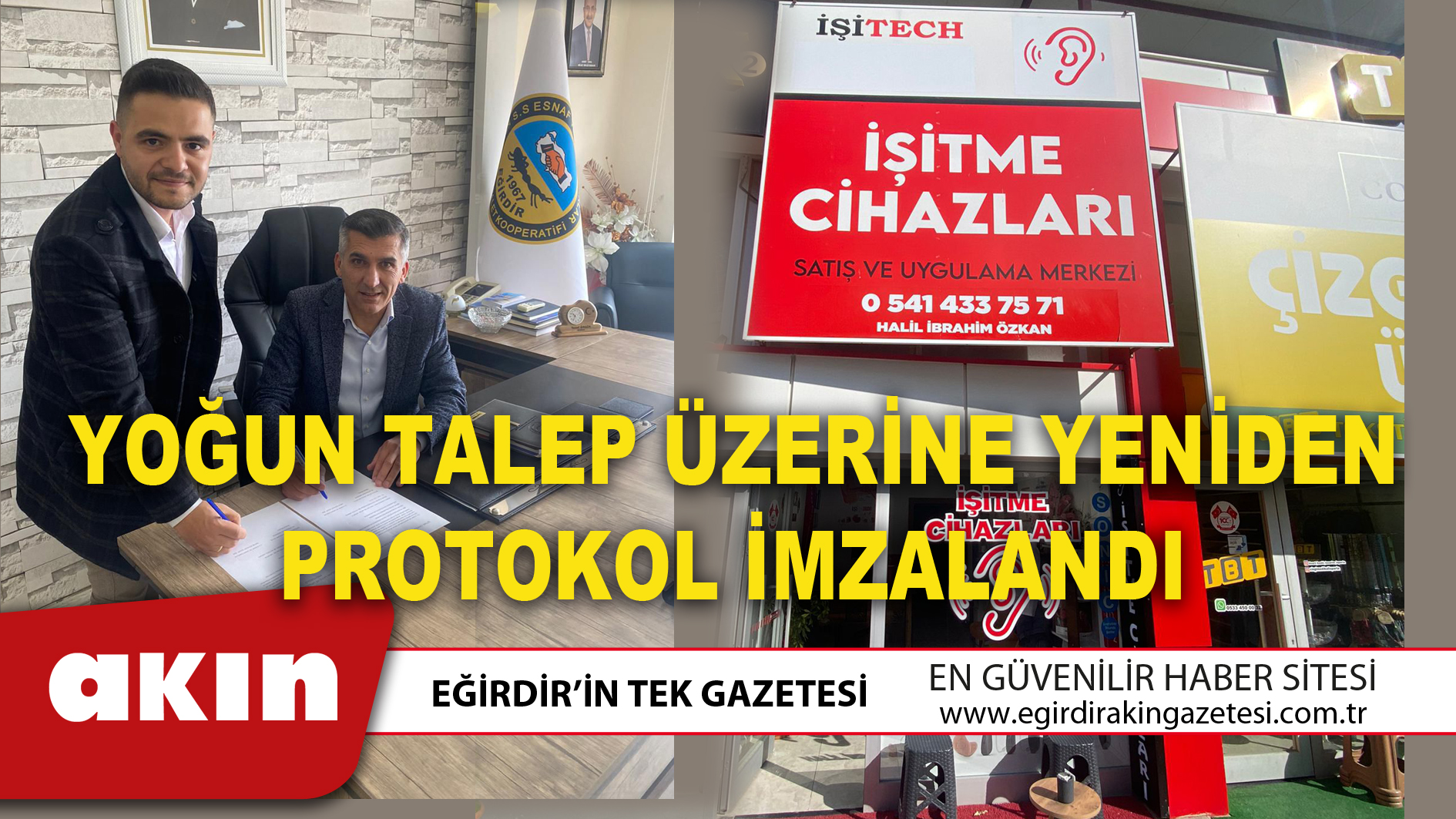 YOĞUN TALEP ÜZERİNE YENİDEN PROTOKOL İMZALANDI