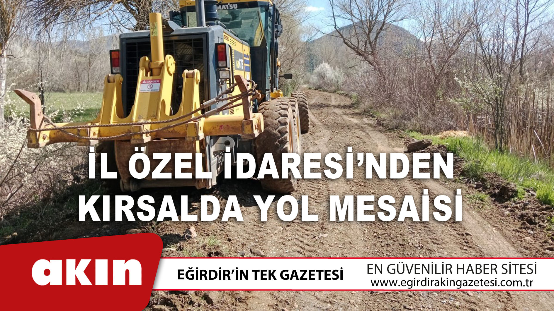 İl Özel İdaresi’nden Kırsalda Yol Mesaisi