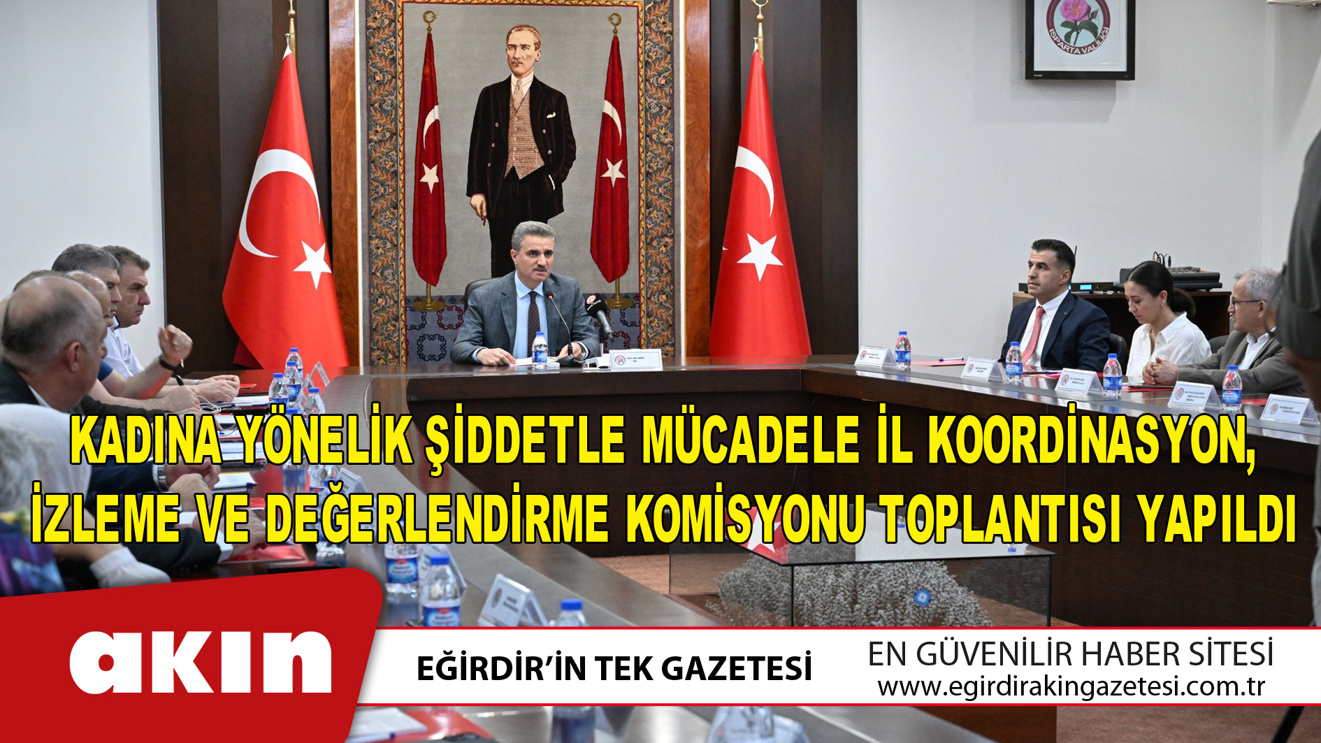 Kadına Yönelik Şiddetle Mücadele İl Koordinasyon, İzleme Ve Değerlendirme Komisyonu Toplantısı Yapıldı