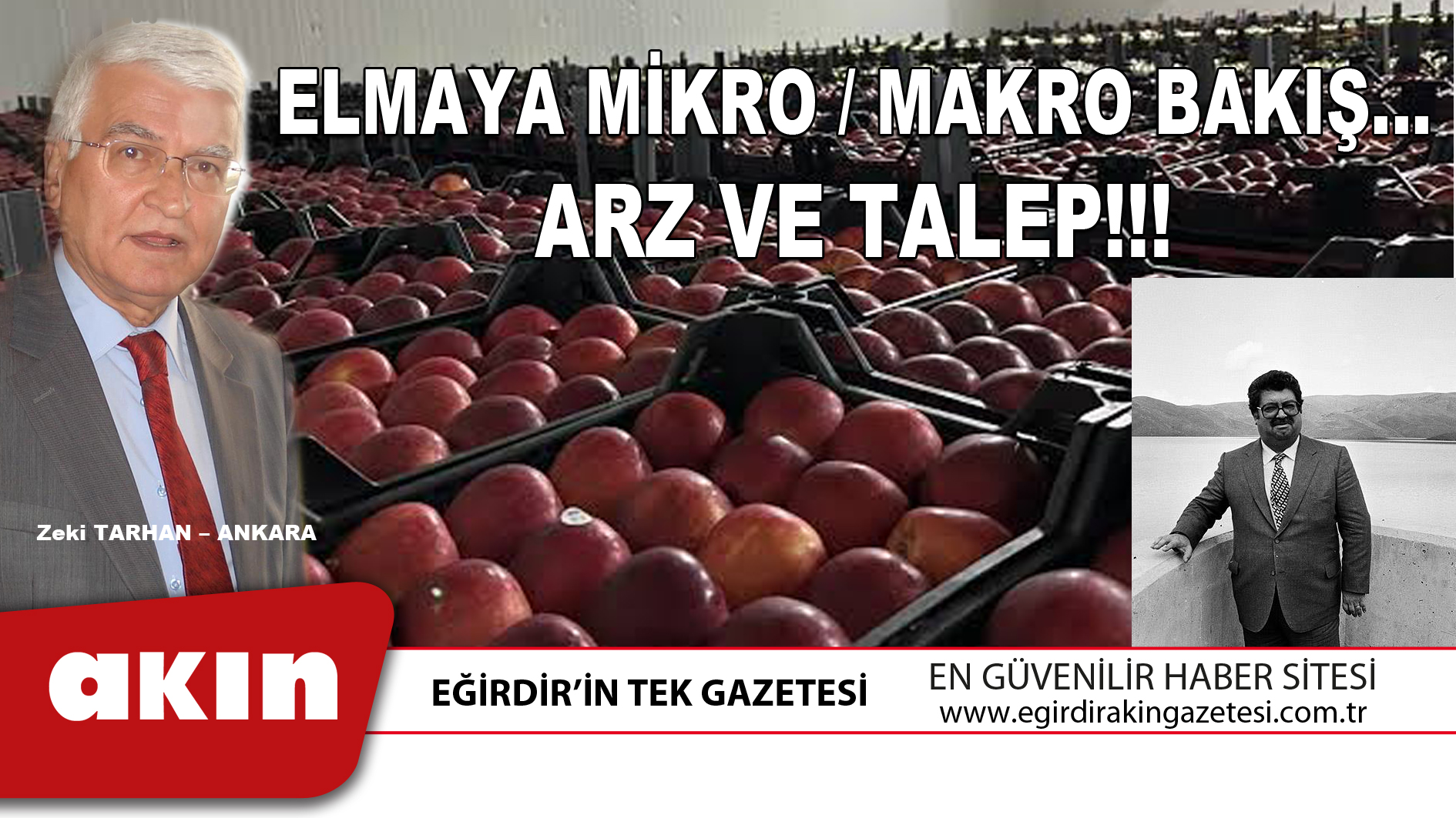 eğirdir haber,akın gazetesi,egirdir haberler,son dakika,ELMAYA MİKRO MAKRO BAKIŞ ARZ VE TALEP