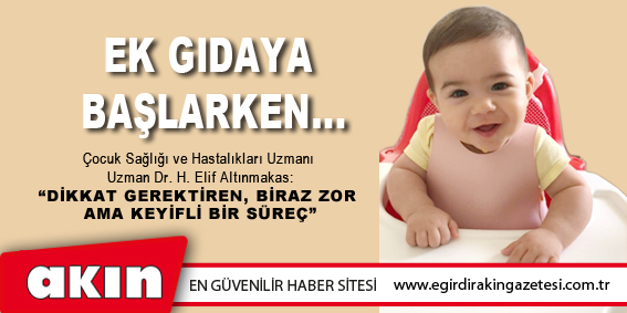 Ek Gıdaya Başlarken...