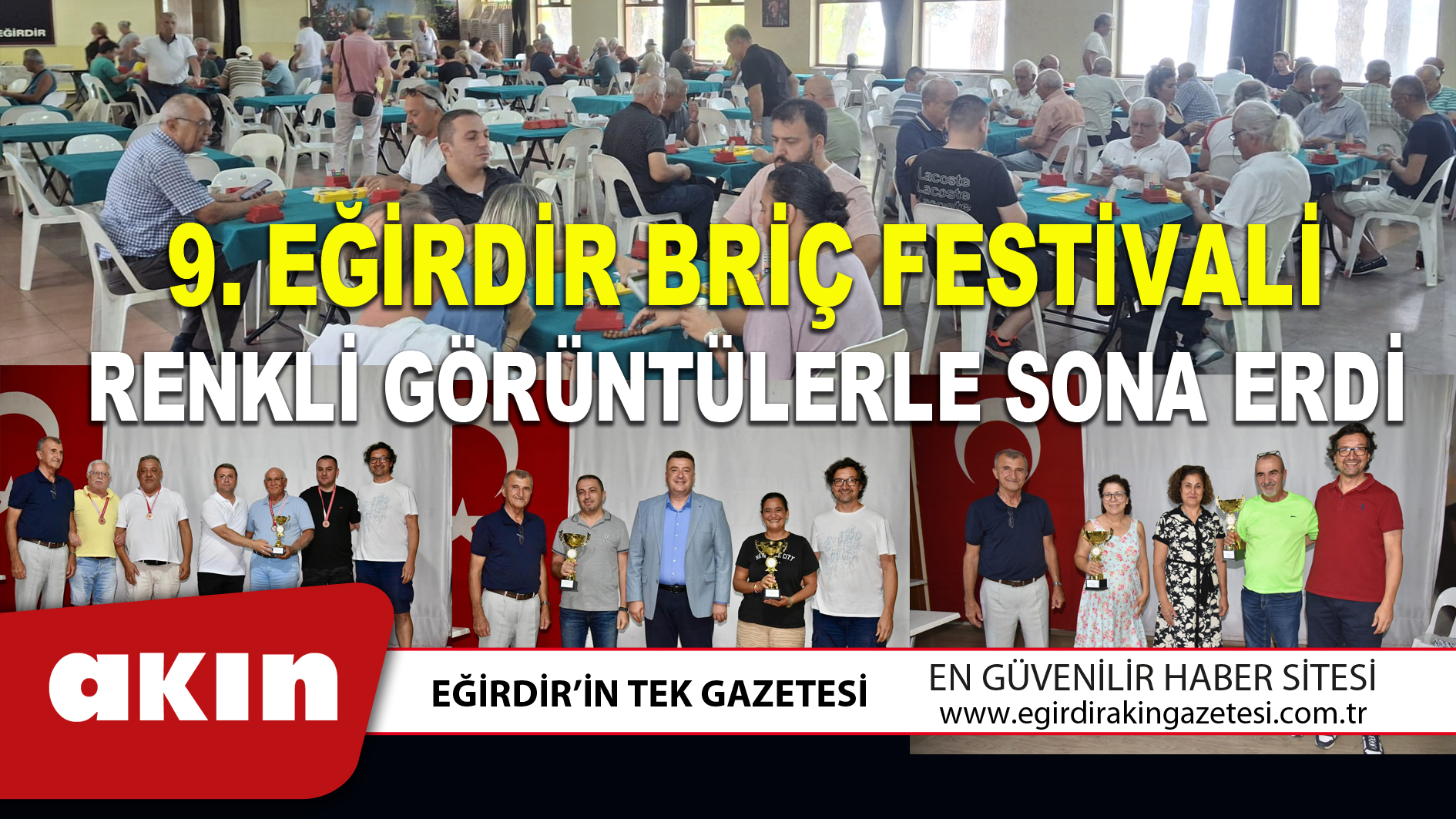 9.EĞİRDİR BRİÇ FESTİVALİ RENKLİ GÖRÜNTÜLERLE SONA ERDİ