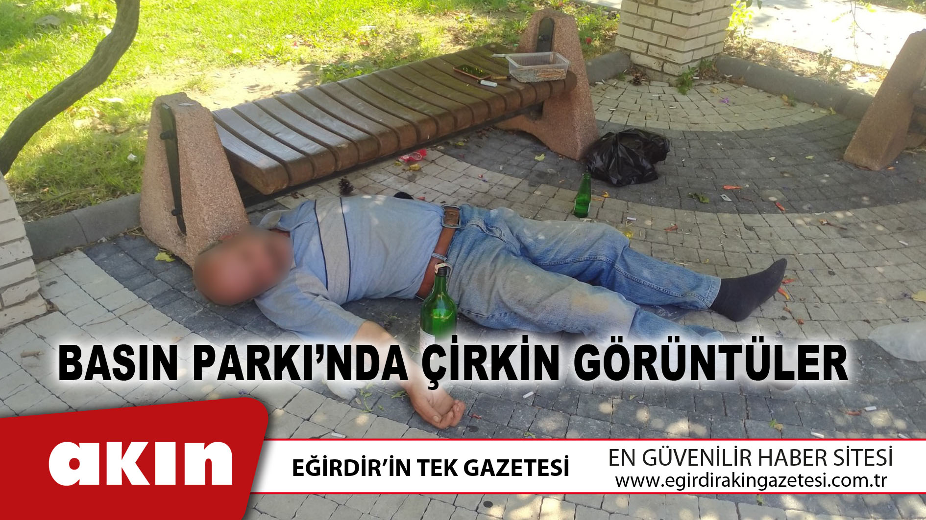 eğirdir haber,akın gazetesi,egirdir haberler,son dakika,Basın Parkı’nda Çirkin Görüntüler 