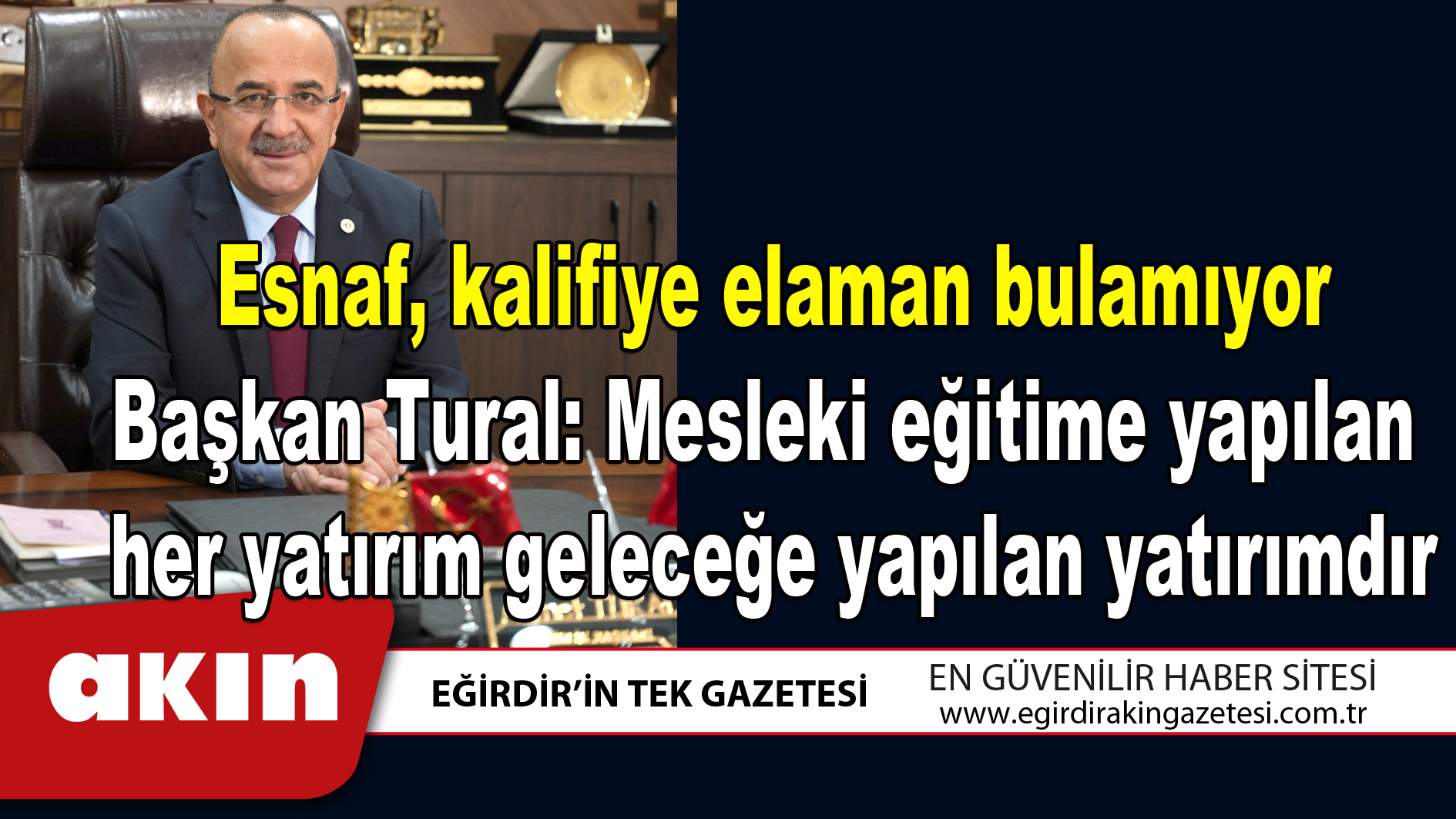 Esnaf kalifiye elaman bulamıyor
