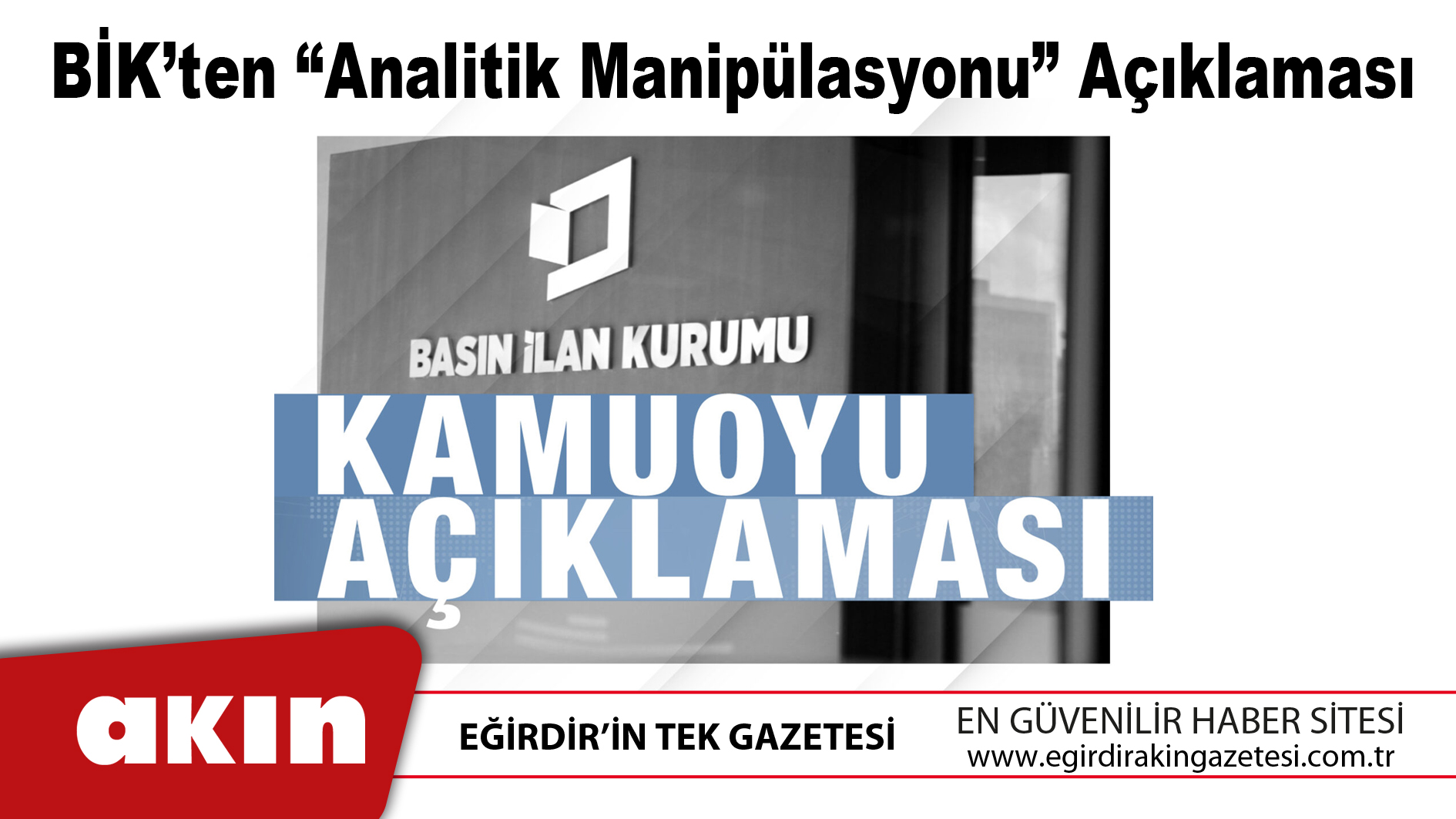 Bir İnternet Sitesinin Resmî İlan Hakkı Sona Erdirildi