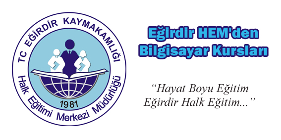 Eğirdir HEM'den Bilgisayar Kursları