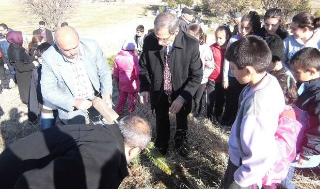 Avşar'a 500 fidan dikildi