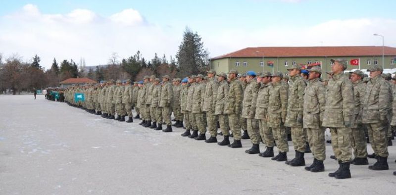 Libyalı Askerler Eğirdir'de Eğitime Başladı