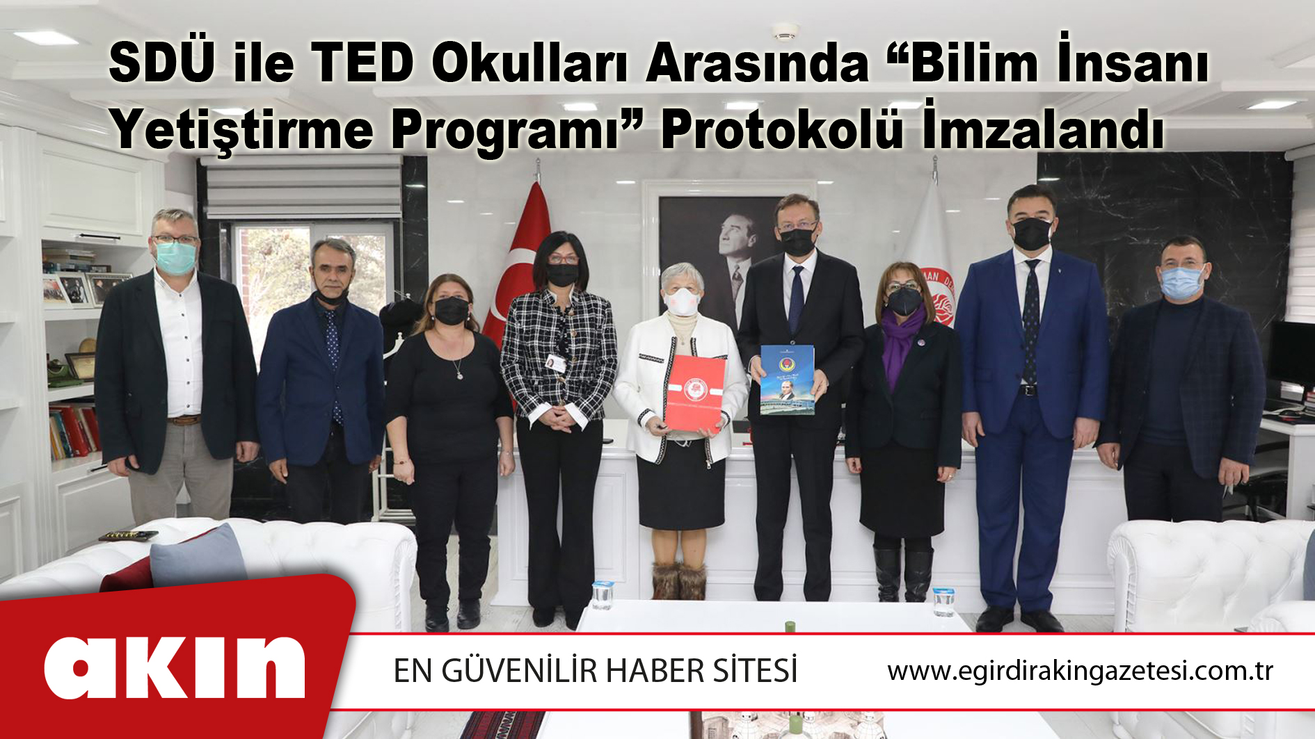 SDÜ ile TED Okulları Arasında “Bilim İnsanı Yetiştirme Programı” Protokolü İmzalandı