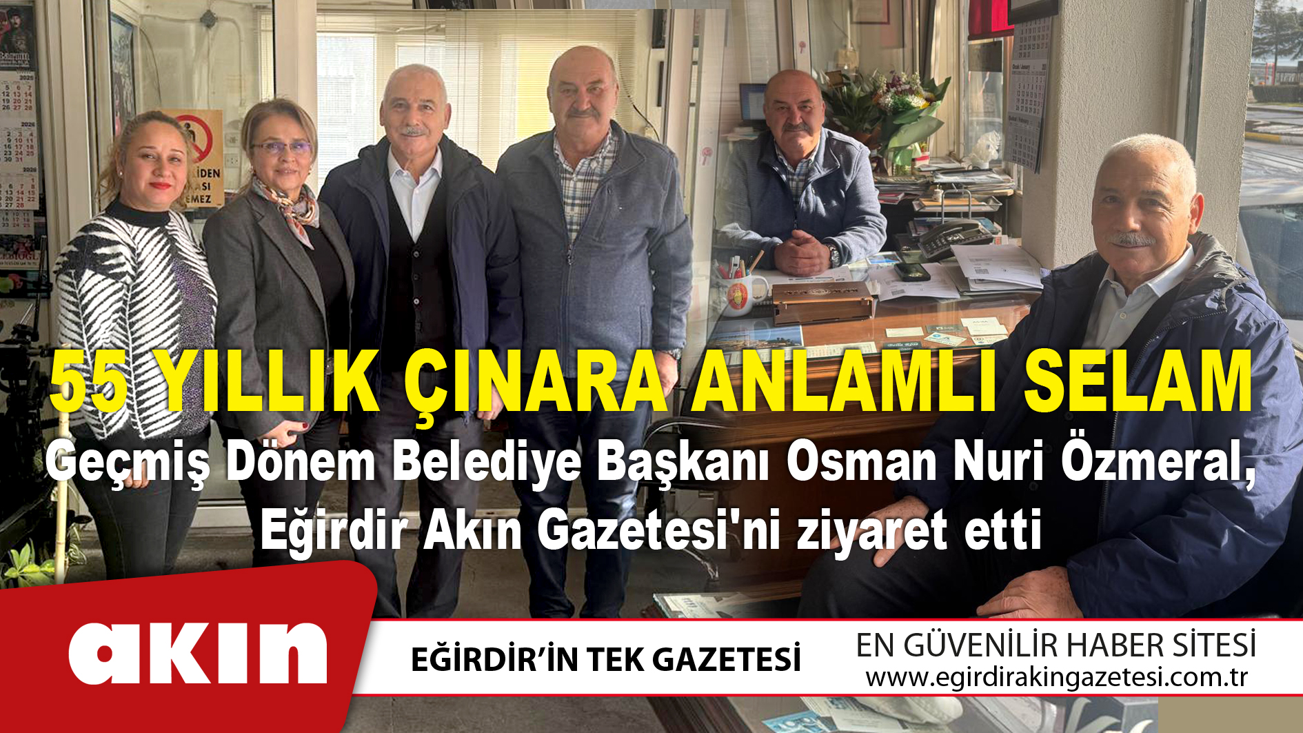 55 Yıllık Çınara Anlamlı Selam