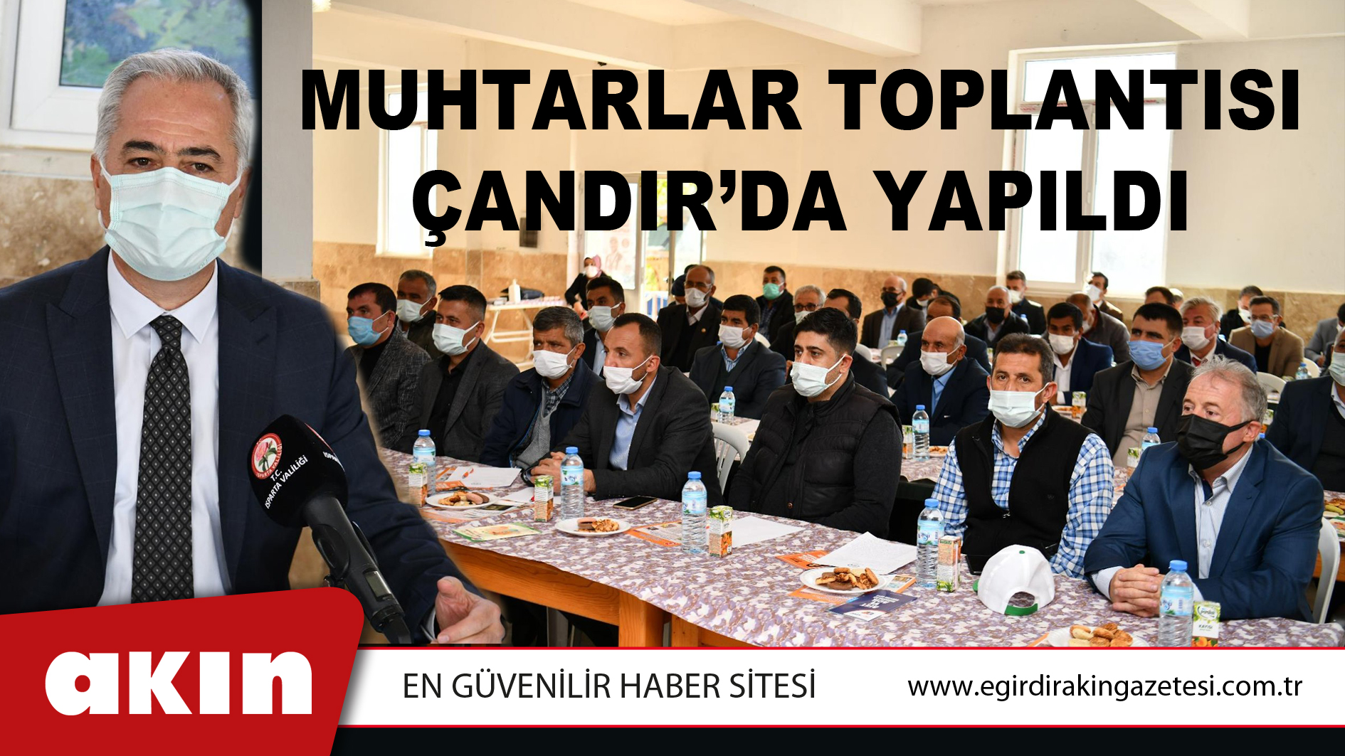 Çandır’da, Sütçüler İlçesi Muhtarlar Toplantısı Yapıldı