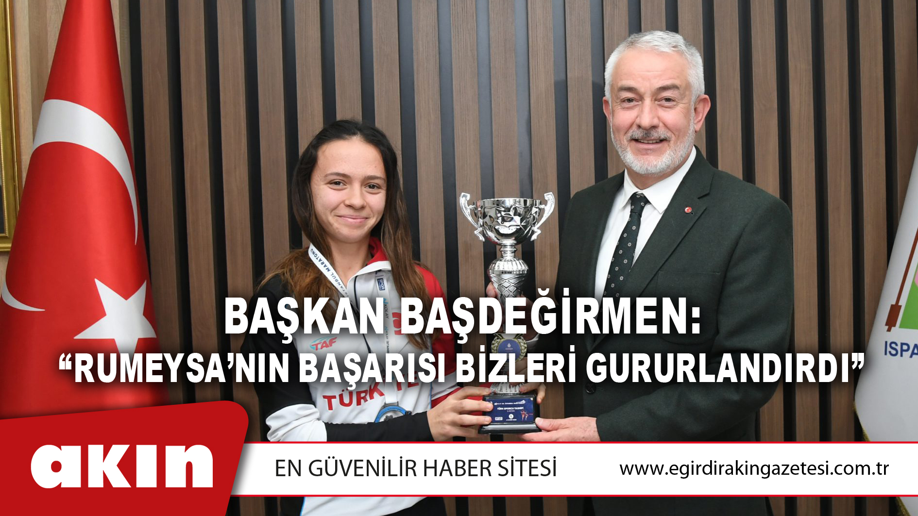 Başkan Başdeğirmen: “Rumeysa’nın Başarısı Bizleri Gururlandırdı”