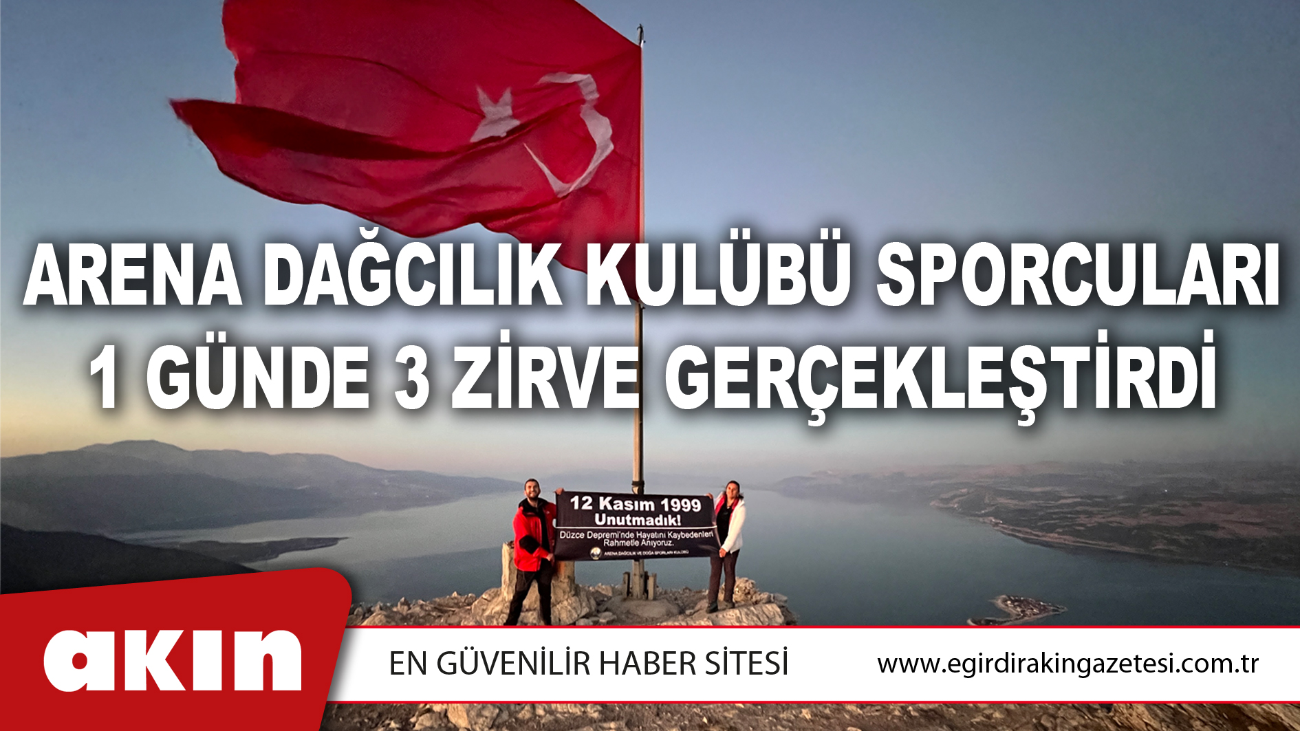 Arena Dağcılık Kulübü Sporcuları 1 Günde 3 Zirve Gerçekleştirdi