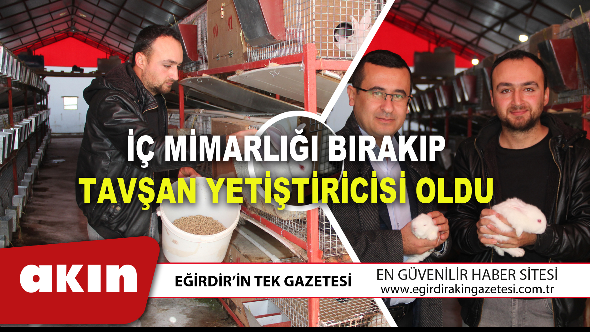 İÇ MİMARLIĞI BIRAKIP TAVŞAN YETİŞTİRİCİSİ OLDU