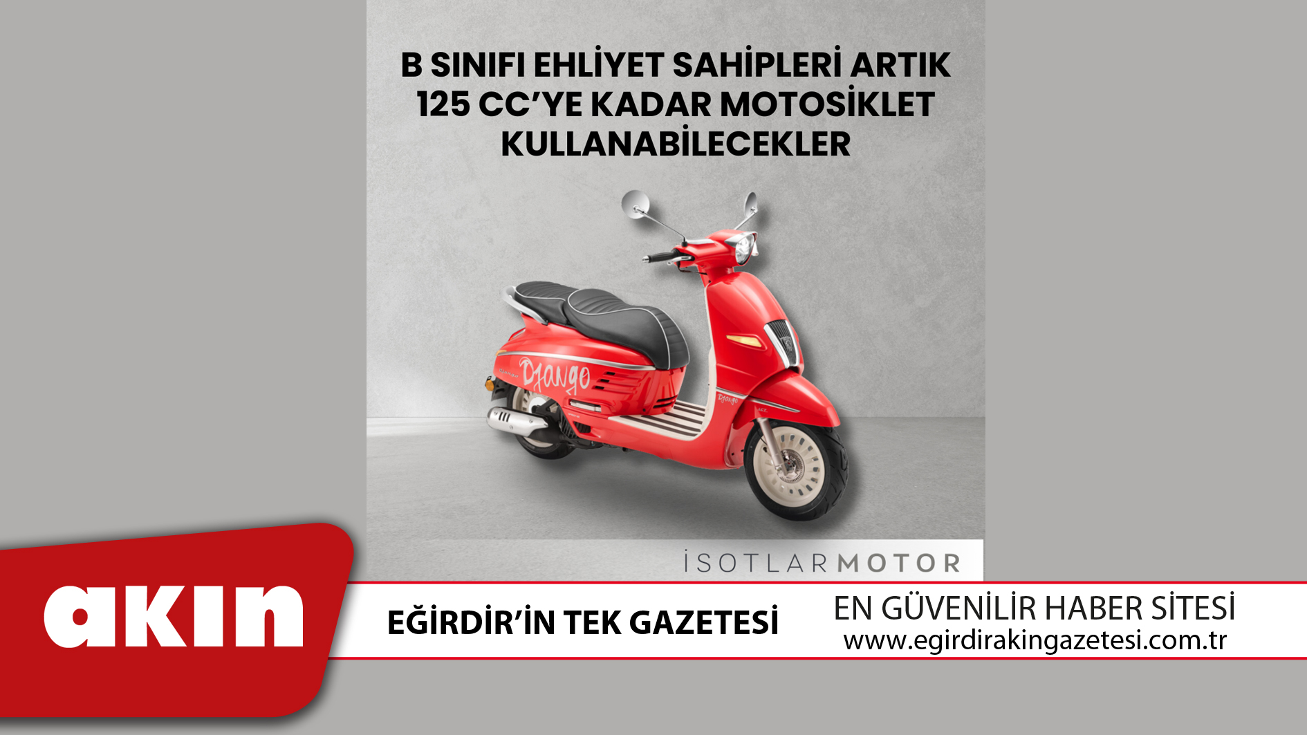 B SINIFI EHLİYET SAHİPLERİ ARTIK 125 CC’YE KADAR MOTOSİKLET KULLANABİLECEKLER