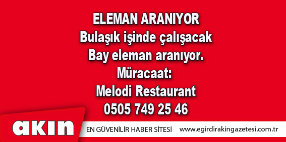 ELEMAN ARANIYOR