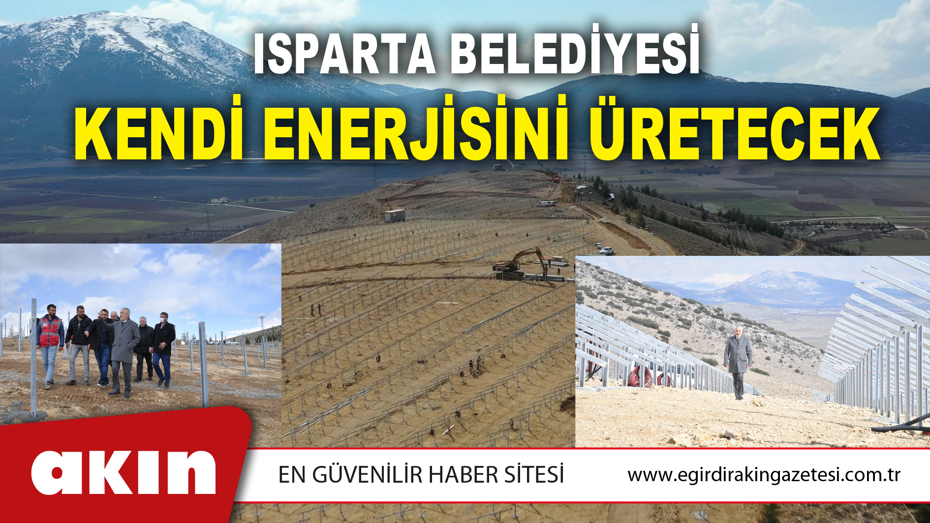 ISPARTA BELEDİYESİ KENDİ ENERJİSİNİ ÜRETECEK