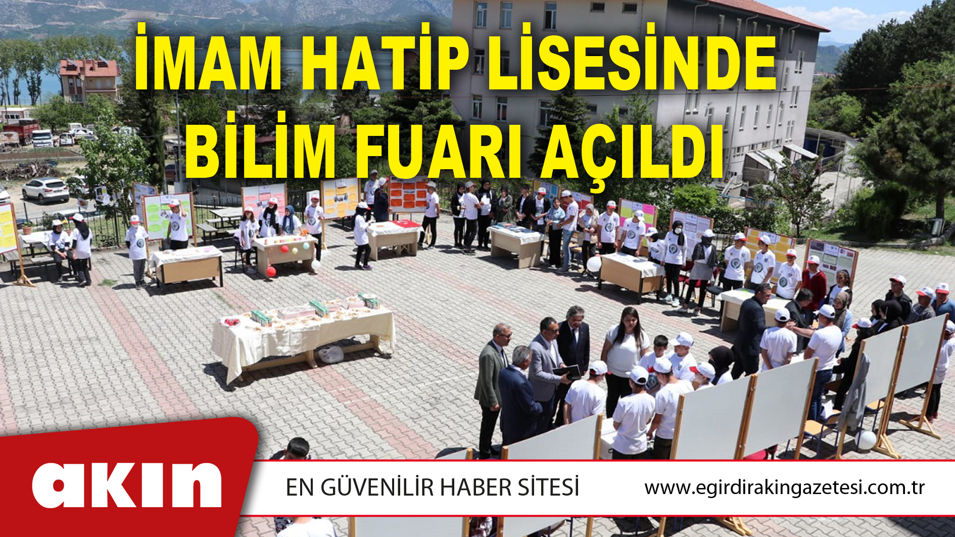 İMAM HATİP LİSESİNDE BİLİM FUARI AÇILDI