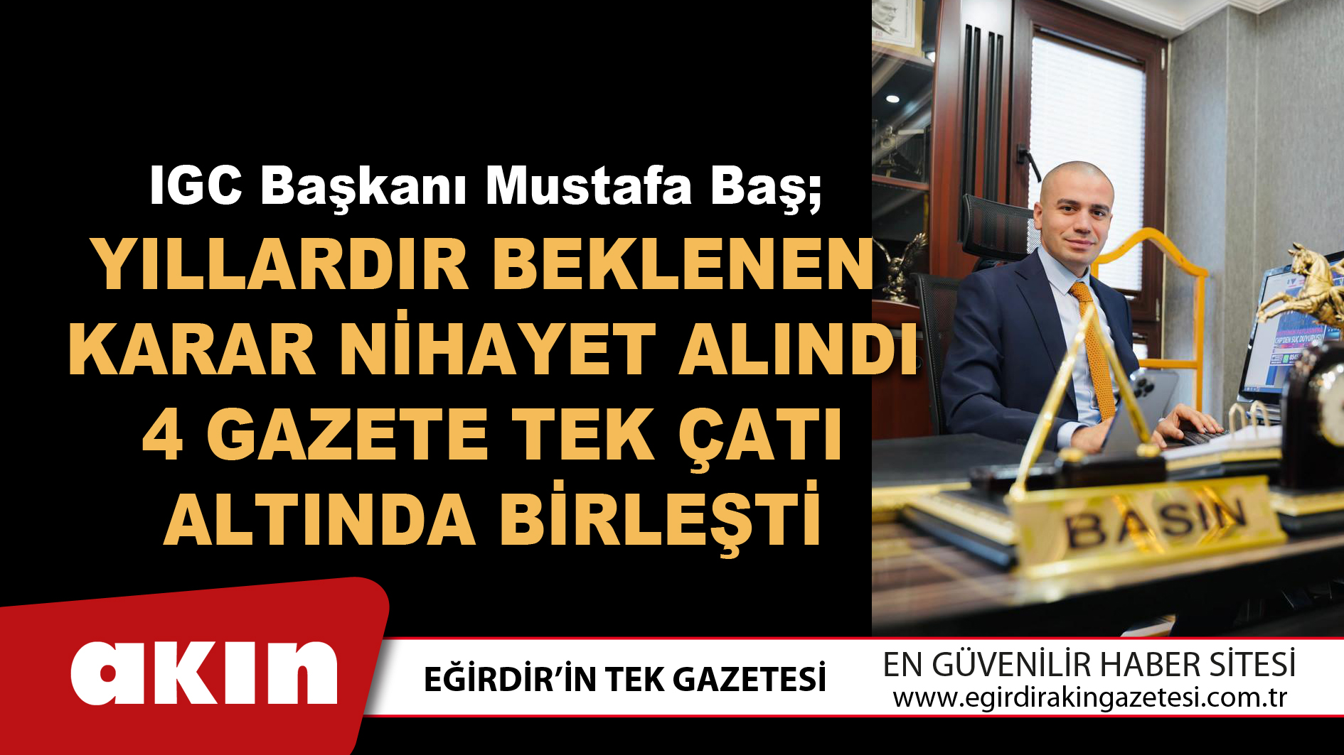 eğirdir haber,akın gazetesi,egirdir haberler,son dakika,Yıllardır Beklenen Karar Nihayet Alındı