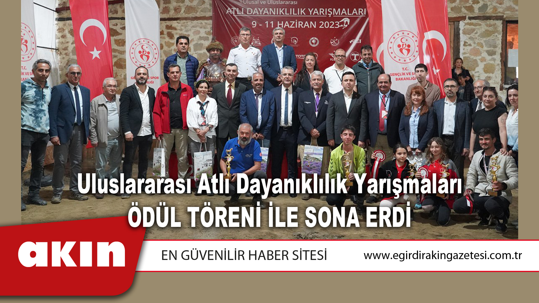 Uluslararası Atlı Dayanıklılık Yarışmaları Ödül Töreni İle Sona Erdi