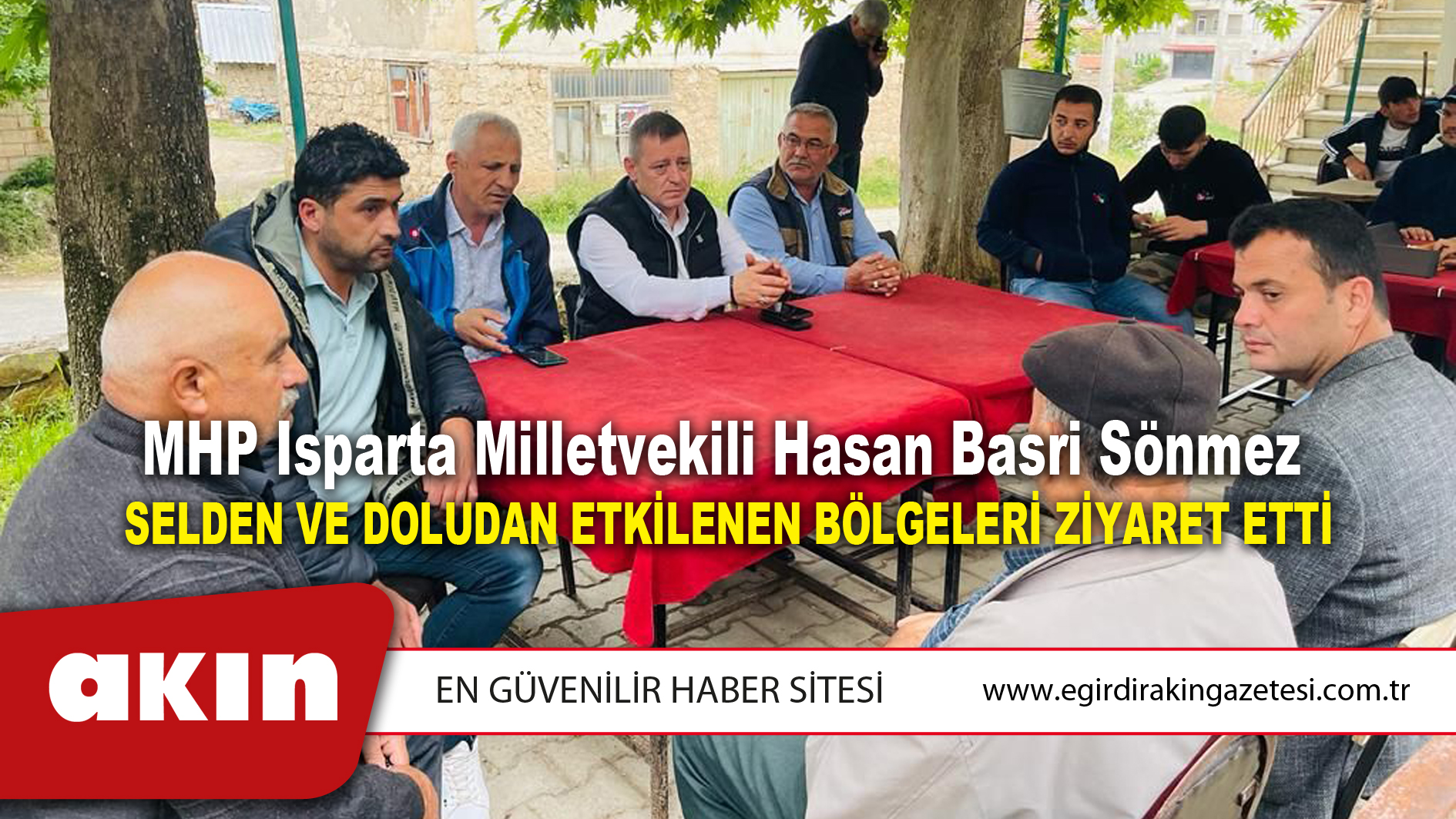 Milletvekili Sönmez, Selden Ve Doludan Etkilenen Bölgeleri Ziyaret Etti