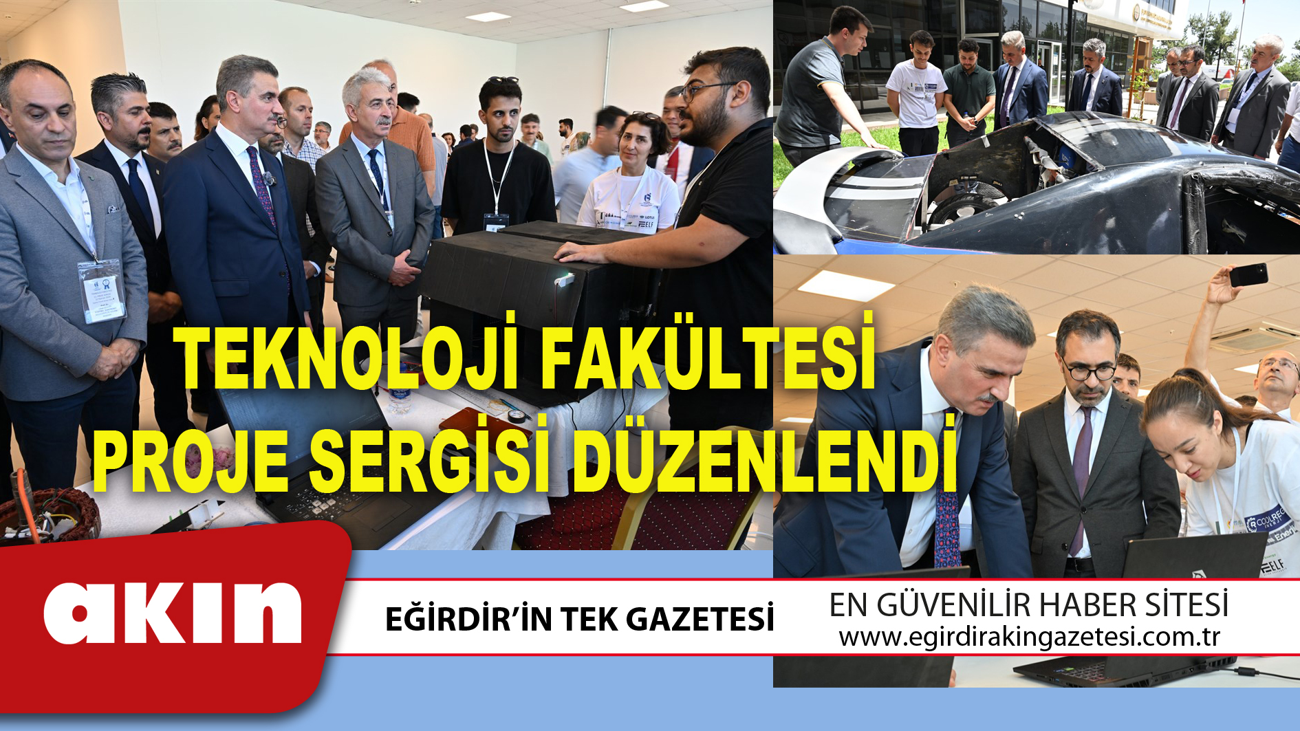 TEKNOLOJİ FAKÜLTESİ PROJE SERGİSİ DÜZENLENDİ