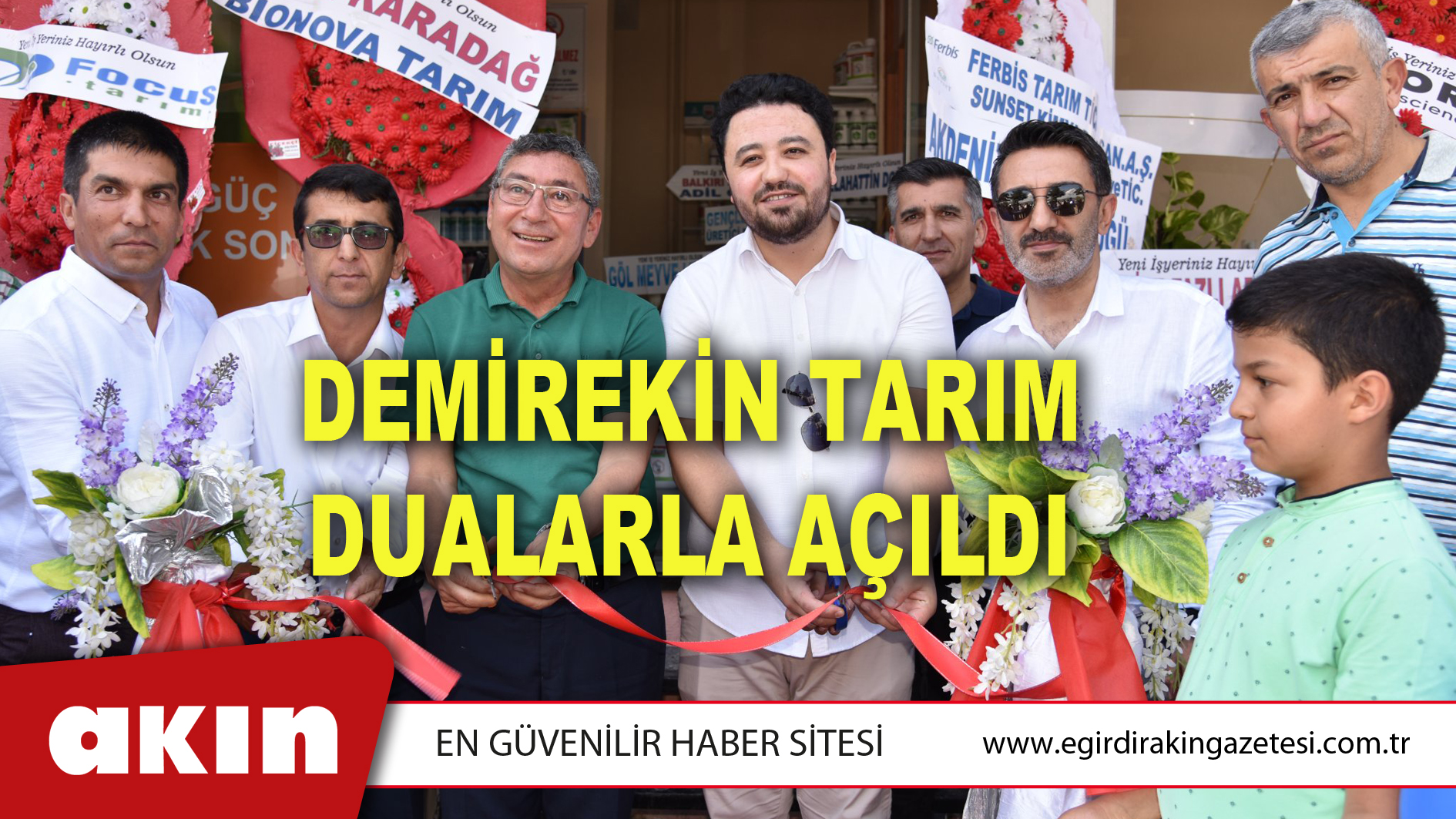 DEMİREKİN TARIM DUALARLA AÇILDI