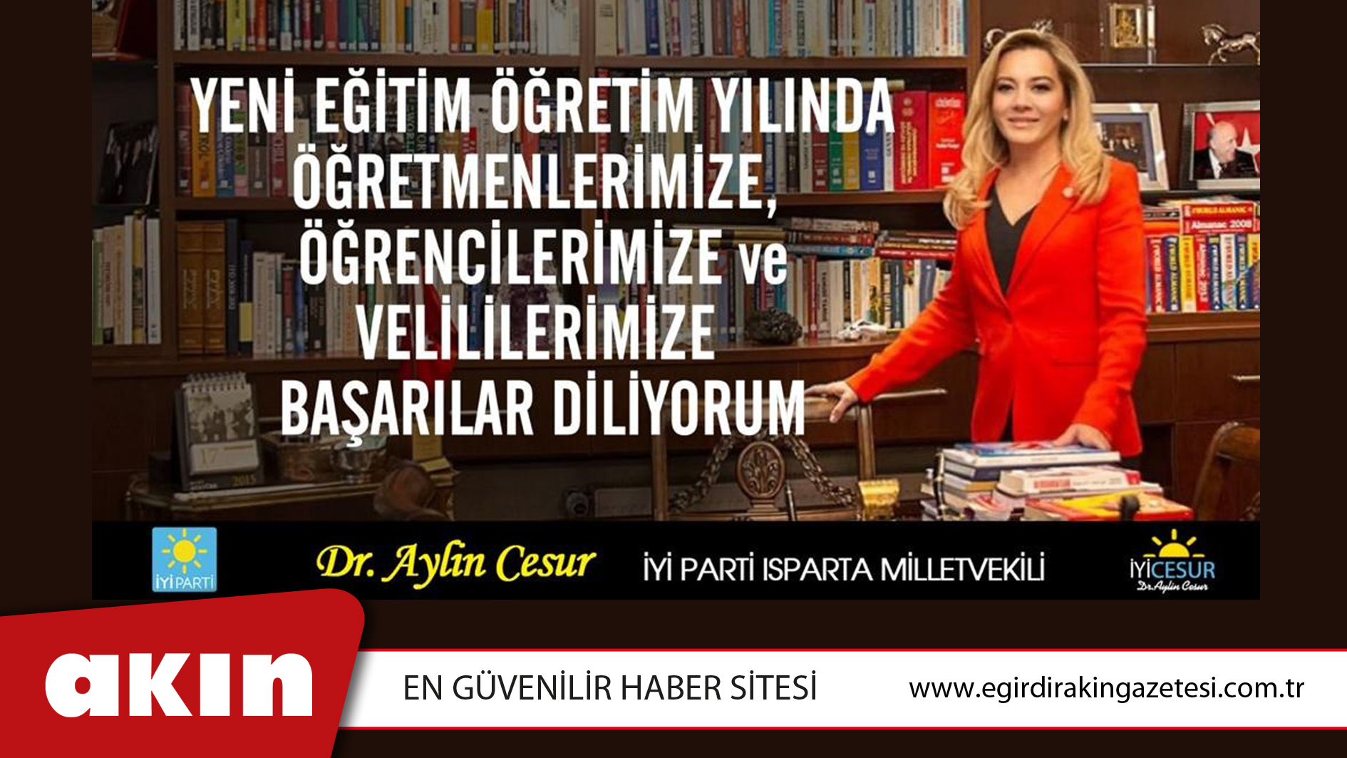 Milletvekili Dr. Aylin Cesur’un 2022-2023 Eğitim Öğretim Yılı Mesajı