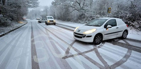 Sürücülere Önemli Uyarı Buzlanma ve Kar Yağışına Dikkat!