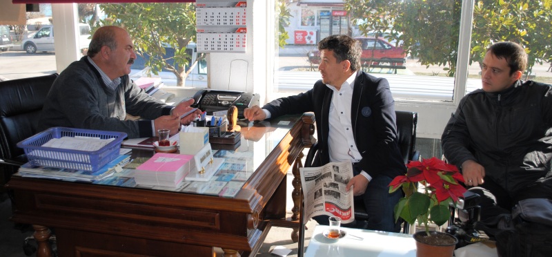 KARAHAN, GAZETEMİZİ ZİYARET ETTİ