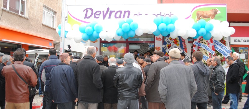 DEVRAN ET MARKET AÇILDI