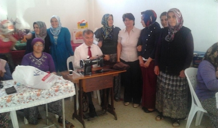 Sarıidris Kasabasında Biçki-Dikiş Kursu Düzenlendi