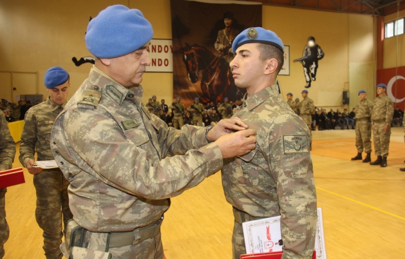 154 Uzman Erbaş Brövelerini Taktı