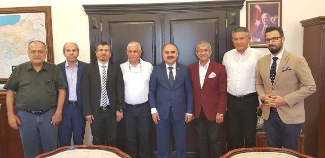 Vali Günaydın, AGF heyetini makamında kabul etti