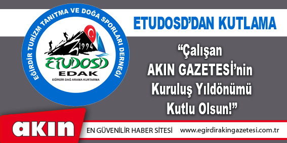 ETUDOSD’DAN KUTLAMA