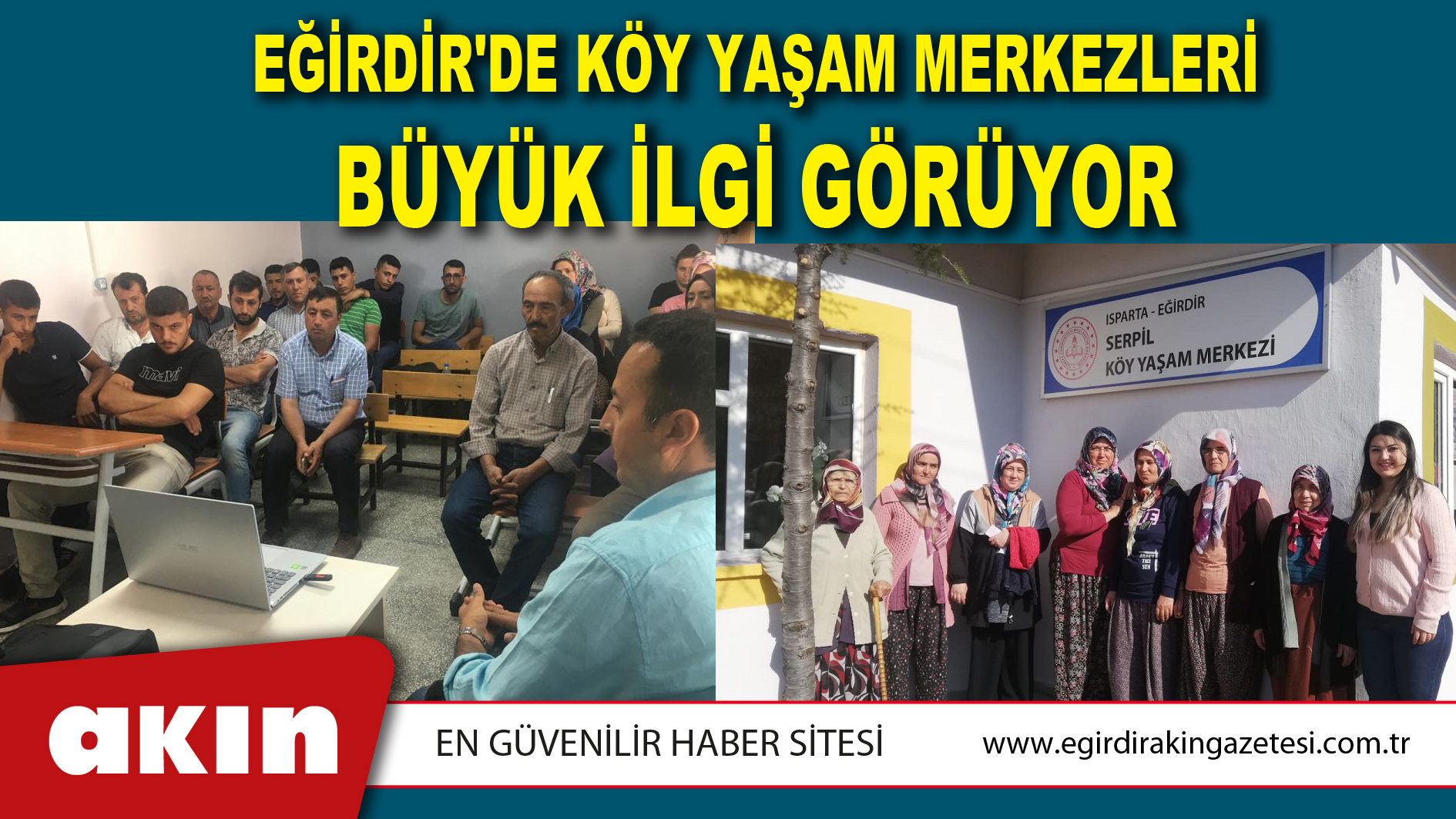 Eğirdir'de Köy Yaşam Merkezleri Büyük İlgi Görüyor