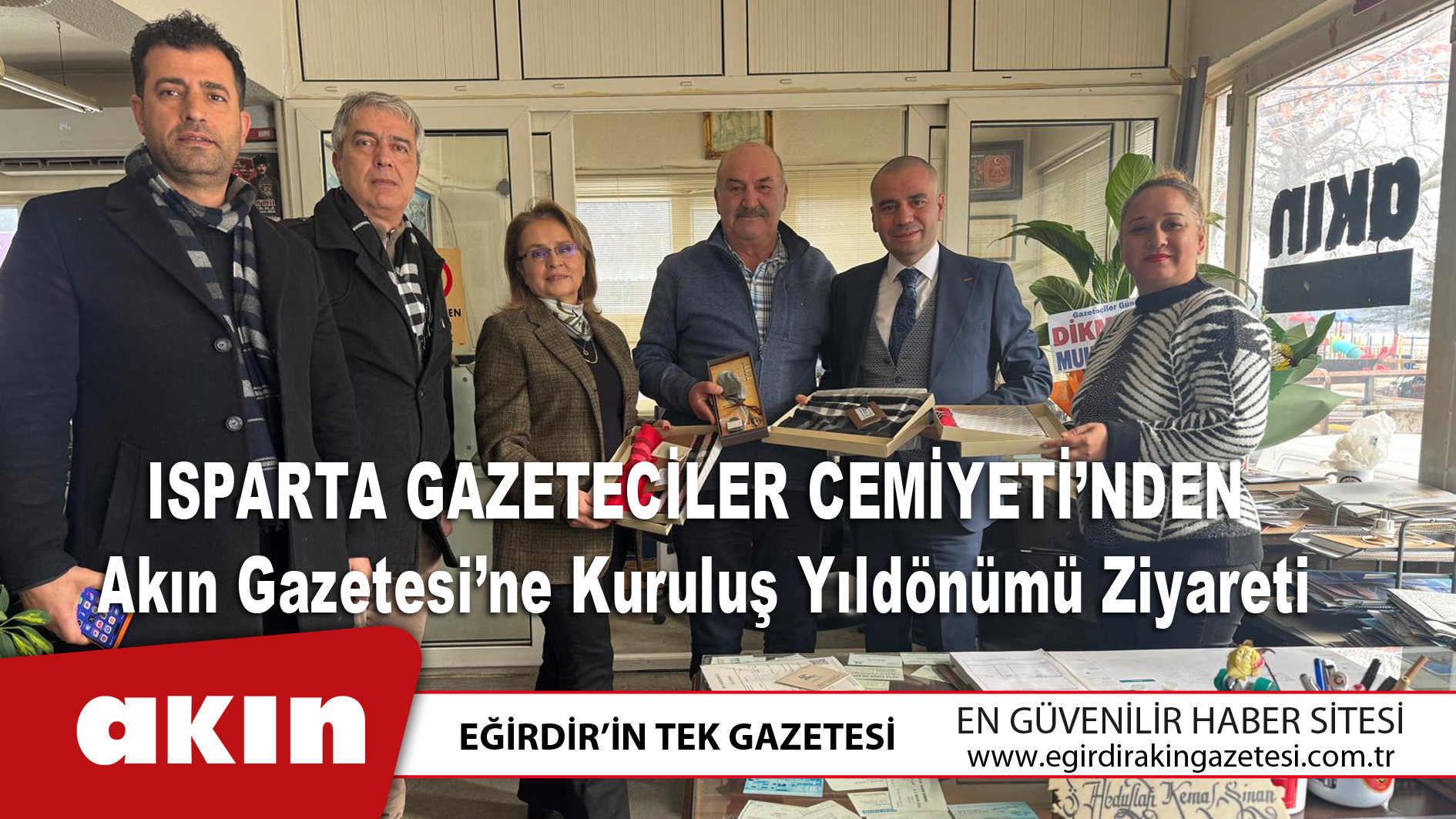 IGC'den Akın Gazetesi’ne Kuruluş Yıldönümü Ziyareti