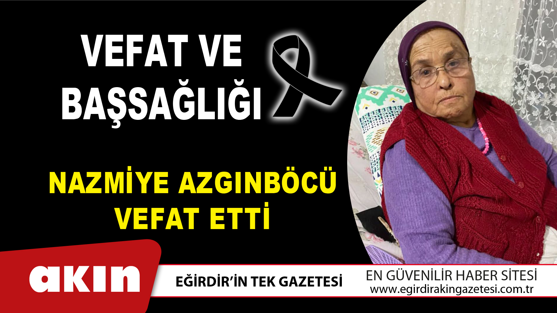 VEFAT ve BAŞSAĞLIĞI