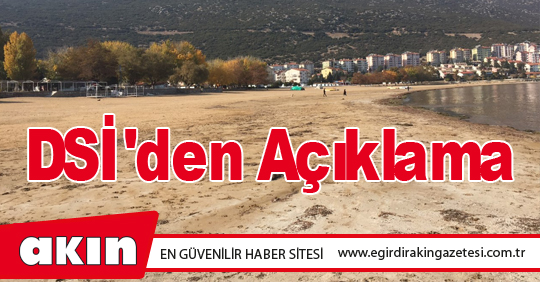 DSİ'den Açıklama