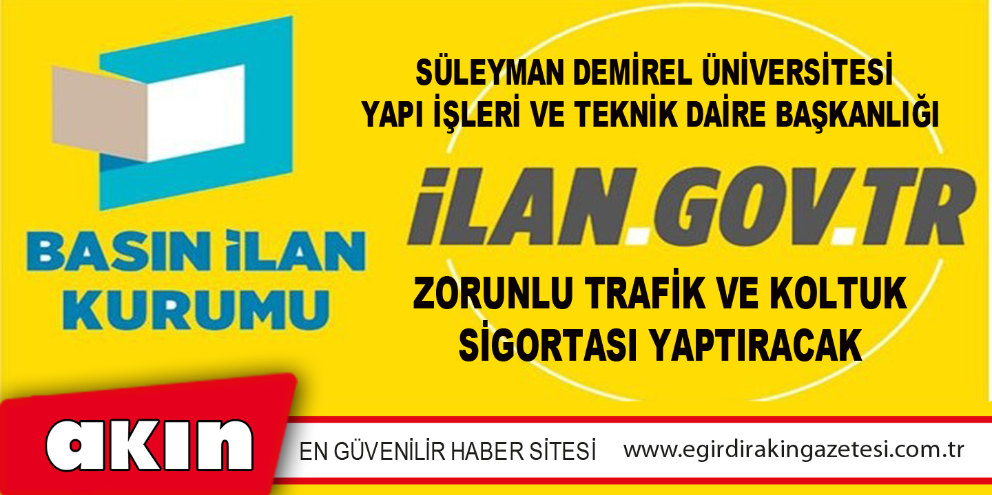 Süleyman Demirel Üniversitesi Yapı İşleri Ve Teknik Daire Başkanlığı 