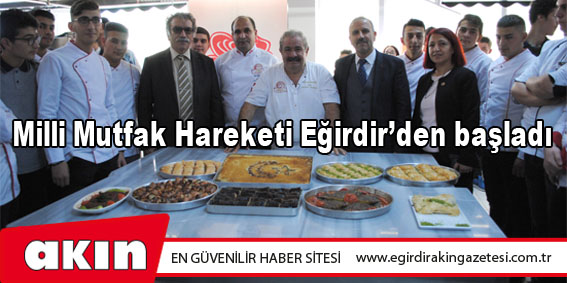 Milli Mutfak Hareketi Eğirdir’den başladı